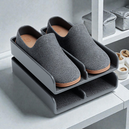 Charcoal-Guard Shoe Organizer - Odor-Neutralizing Stackers