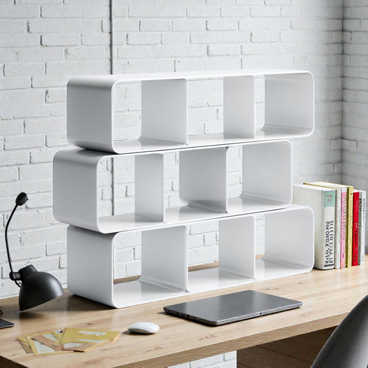 Flex-View Expandable Desktop Bookshelf - Modular Storage