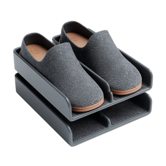 Charcoal-Guard Shoe Organizer - Odor-Neutralizing Stackers