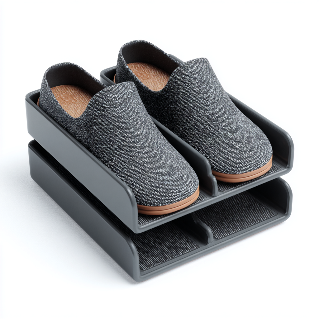 Charcoal-Guard Shoe Organizer - Odor-Neutralizing Stackers