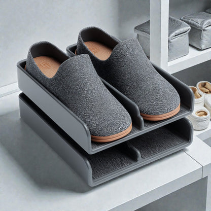 Charcoal-Guard Shoe Organizer - Odor-Neutralizing Stackers
